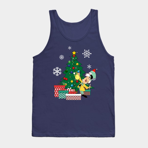 The Mad Hatter Around The Christmas Tree Tank Top by Nova5